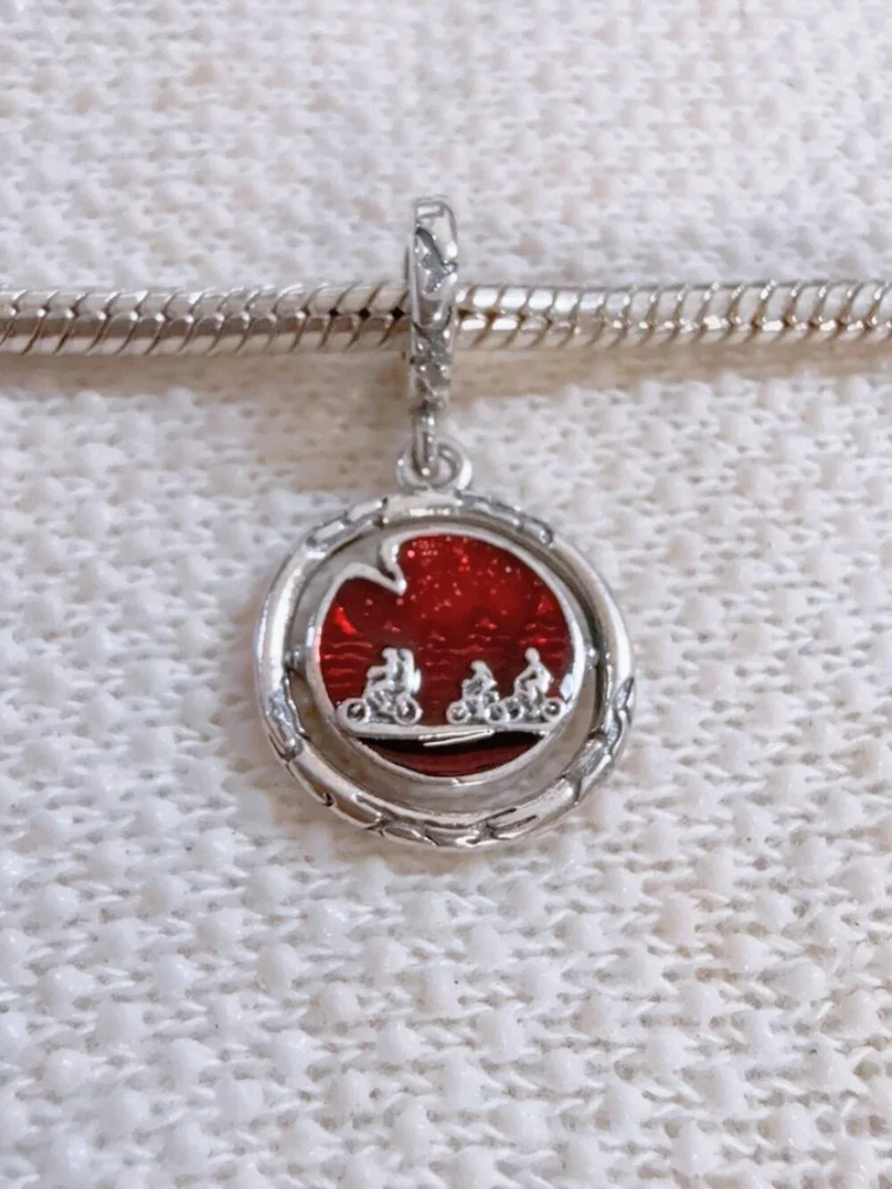 Stranger Things Upside Down Dangle Charm Silver Charm For Pandora Bracelet